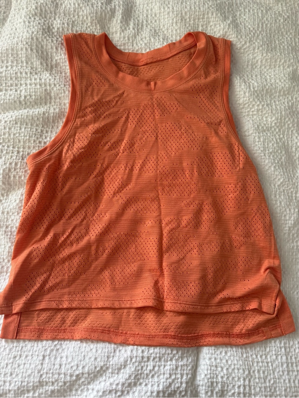 Lululemon Breathable Sleeveless Tank Top - Orange